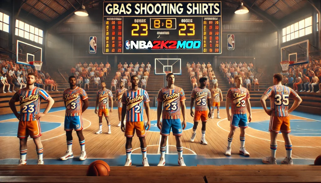 GBAS Shooting Shirts NBA 2K23 Mod